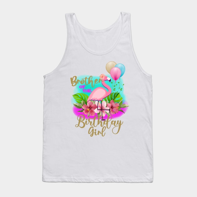 brother of the birthday girl Tank Top by GreyMoonStudio